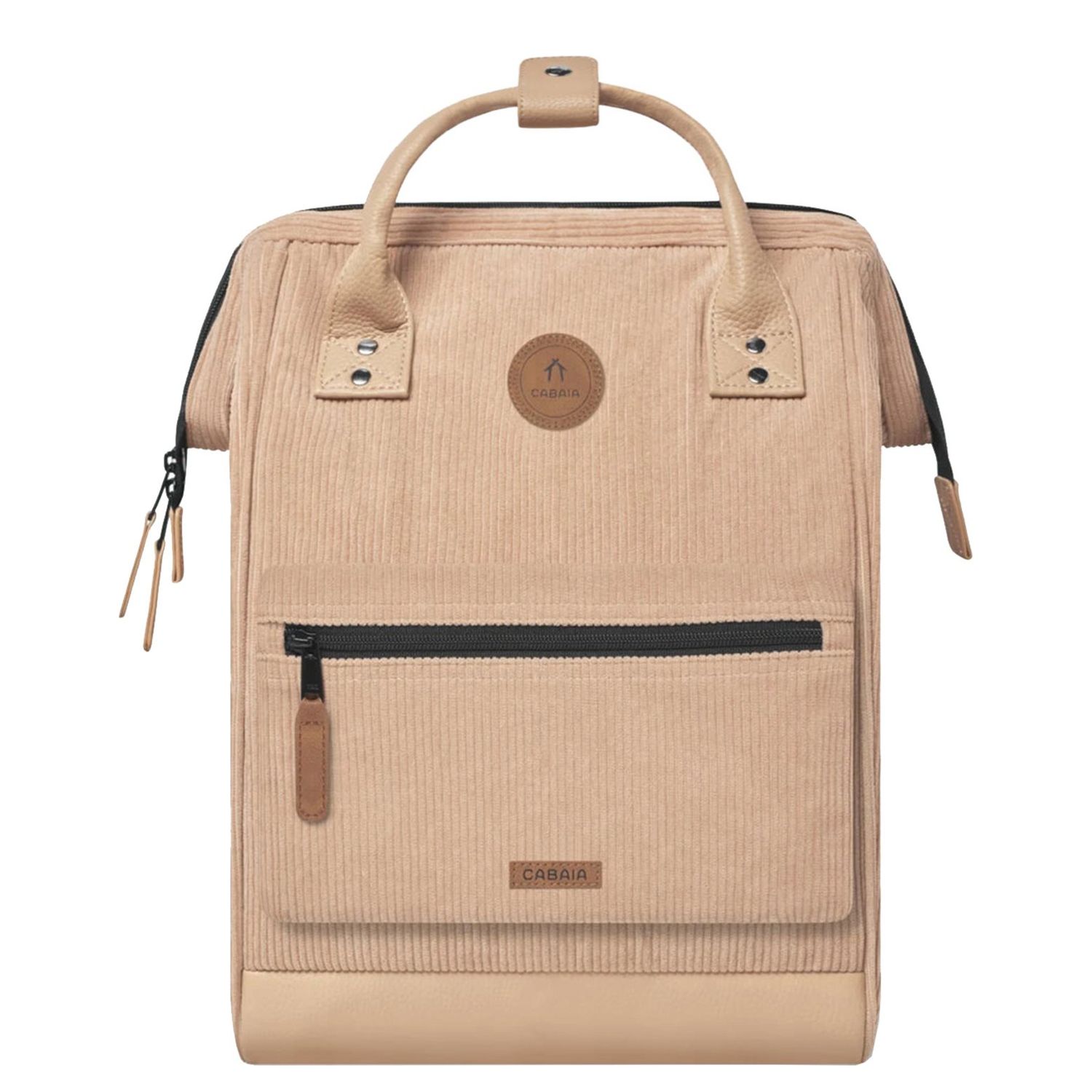 Cabaia Adventurer Laptop Rugzakken bruin en beige