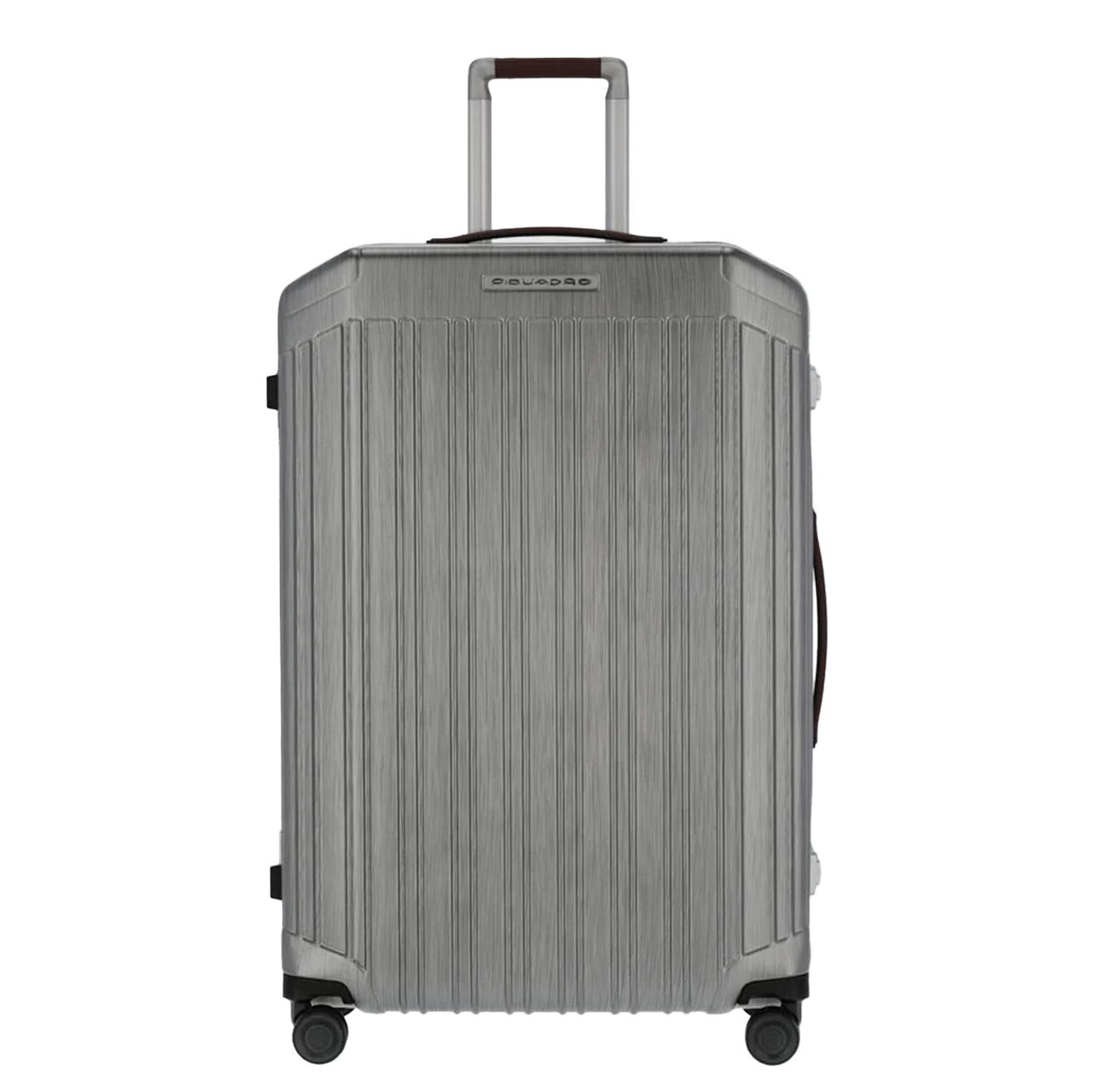 Piquadro PQ Light Frame Large Spinner 75 cm Grey With Tobacco Leather