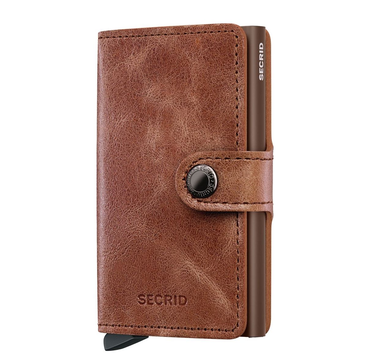 Secrid Mini Wallet portemonnee bruin en multicolor