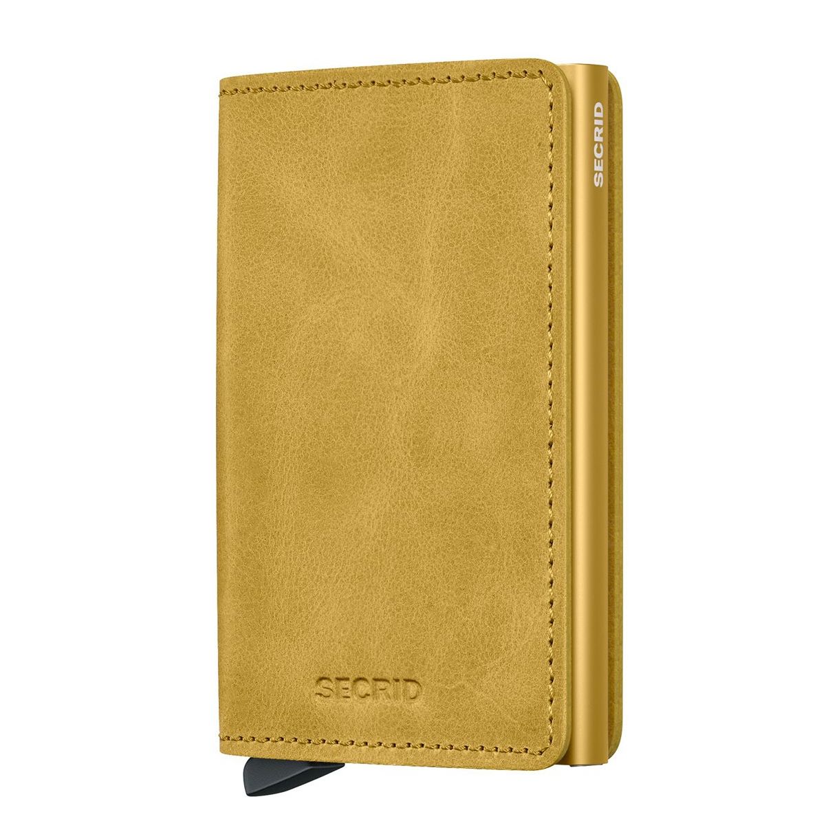 Secrid Slim Wallet portemonnee geel