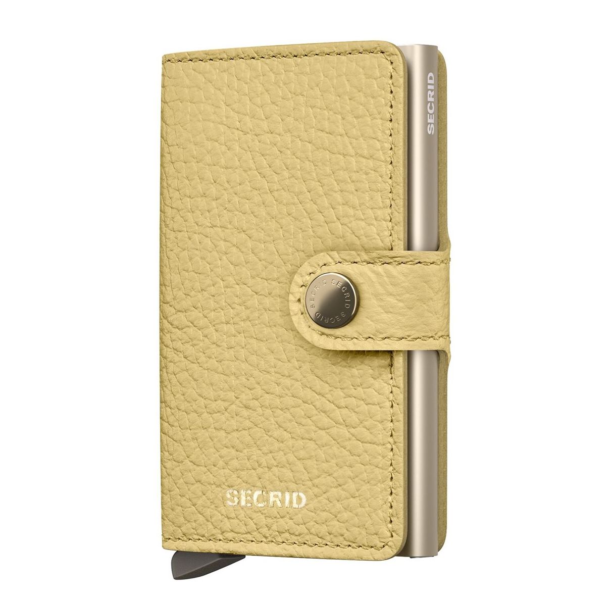 Secrid Mini Wallet portemonnee grijs, geel en wit
