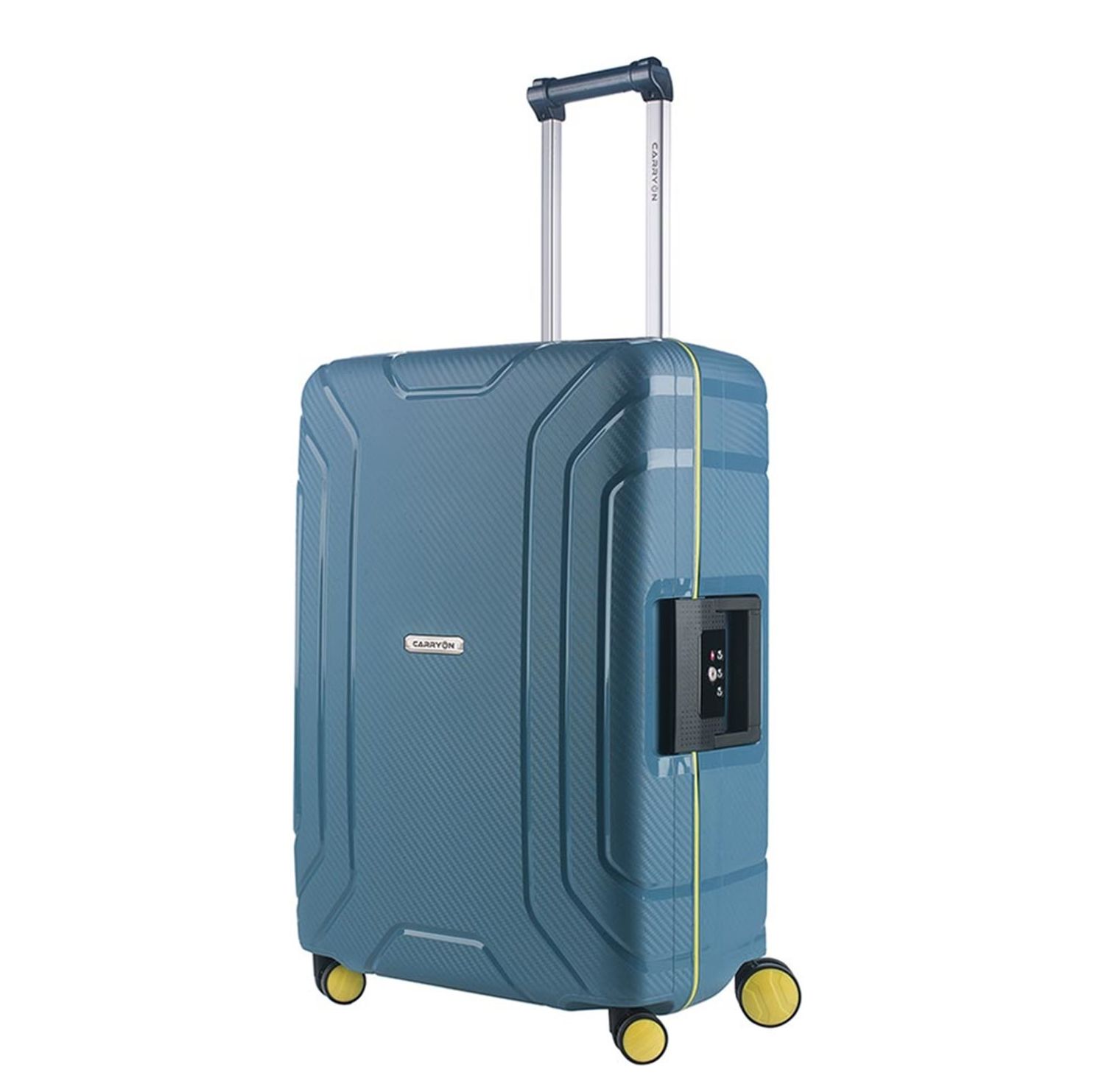 CarryOn Steward TSA Reiskoffer - 65cm Trolley met kliksloten - Dubbele wielen - Blauw