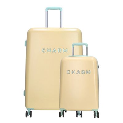 Charm London Capetown Trolley Set soft yellow