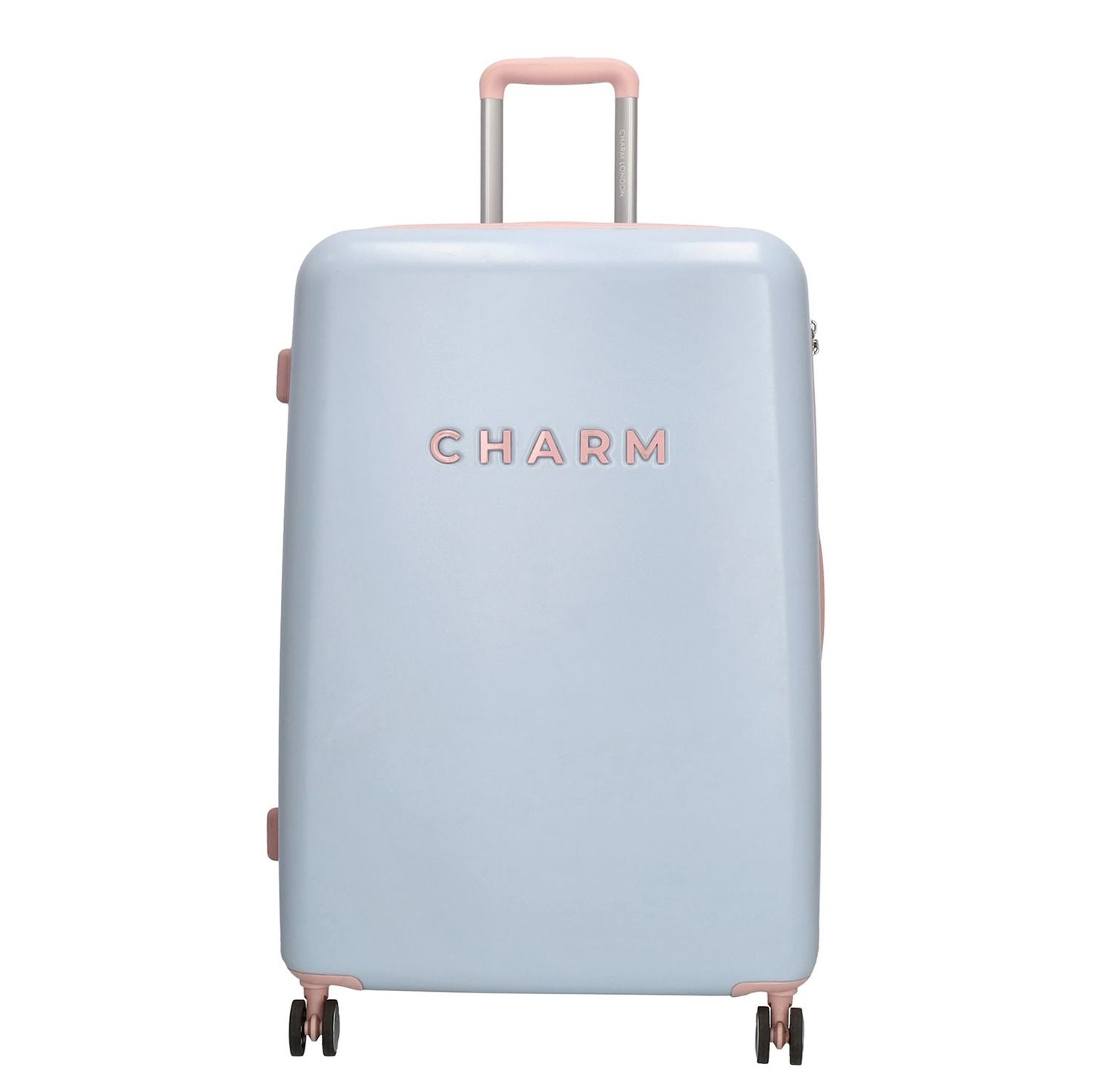 Charm London Travel Trolley L Babyblauw
