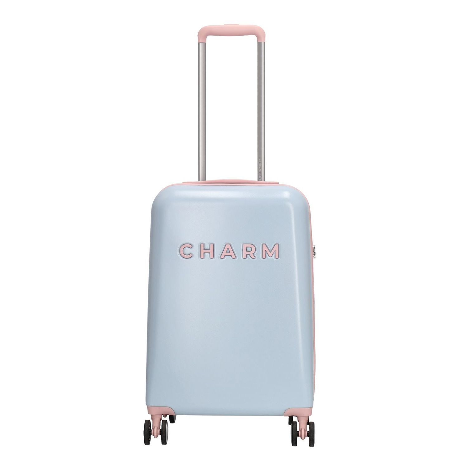 Charm London Travel Trolley S Babyblauw