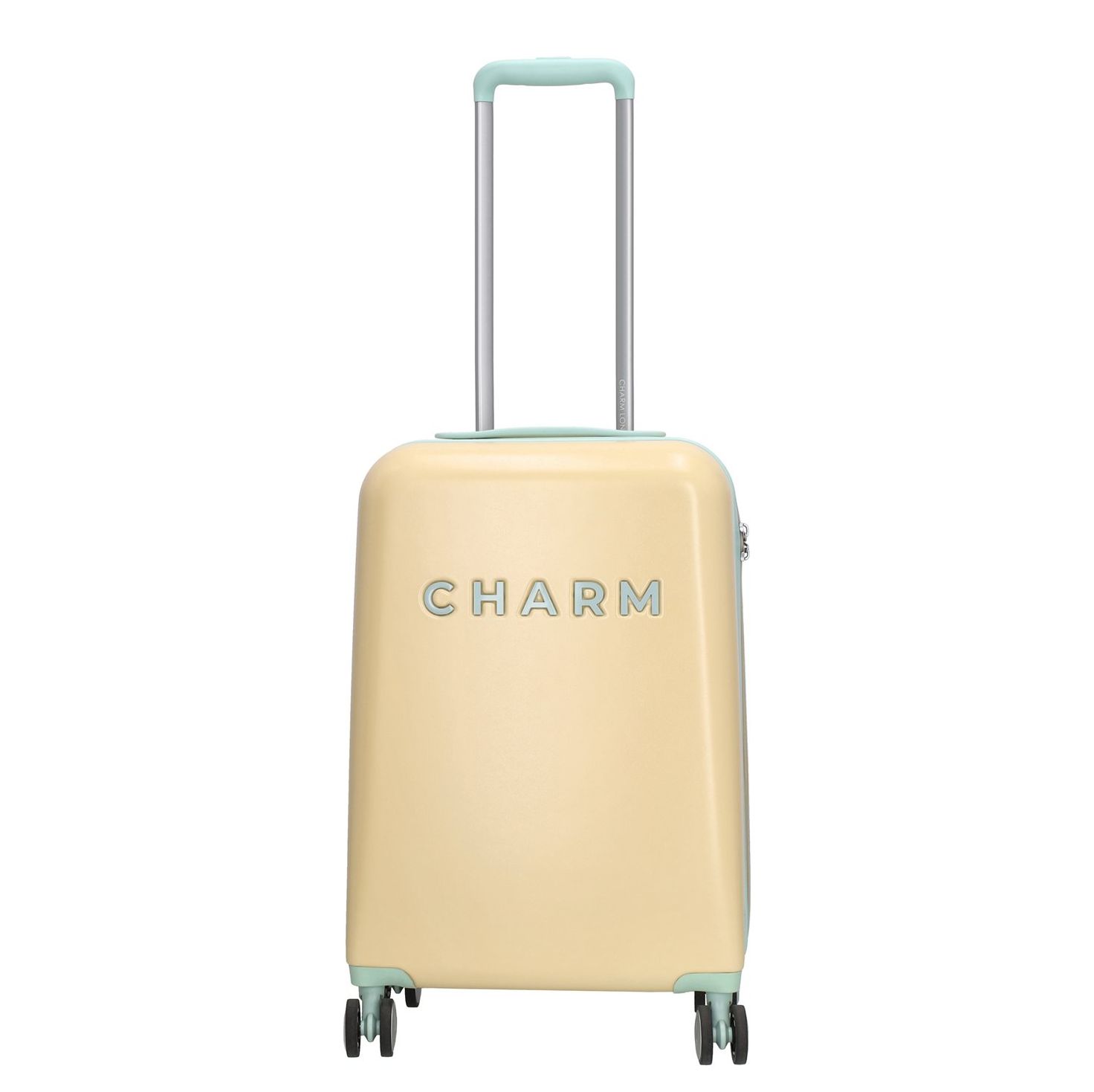 Charm London Travel Trolley S Zacht Geel