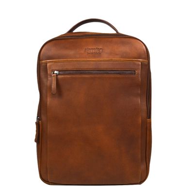DSTRCT Premium Collection Backpack 15,6" cognac