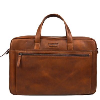 DSTRCT Premium Collection Laptopbag 15,6" cognac