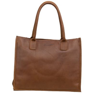 DSTRCT Preston Park A4 Working Bag Laptop Bag cognac
