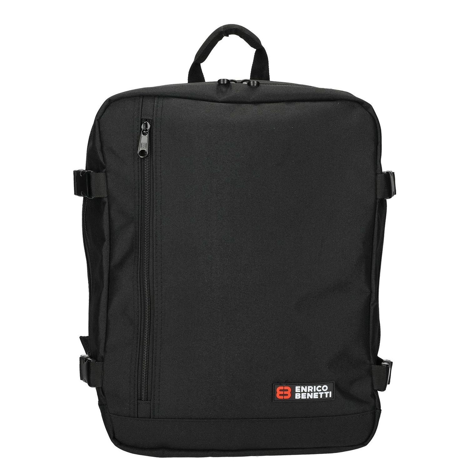 Enrico Benetti Amsterdam Cabin Backpack 17" black handbagage