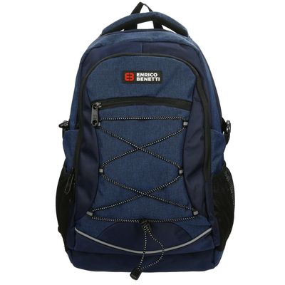 Enrico Benetti Yellow Stone 13'' Laptop Rugzak blauw