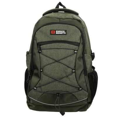 Enrico Benetti Yellow Stone 13'' Laptop Rugzak olijf