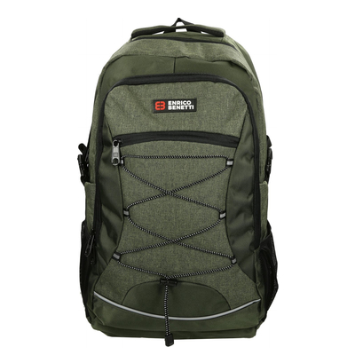 Enrico Benetti Yellow Stone 17'' Laptop Rugzak olijf