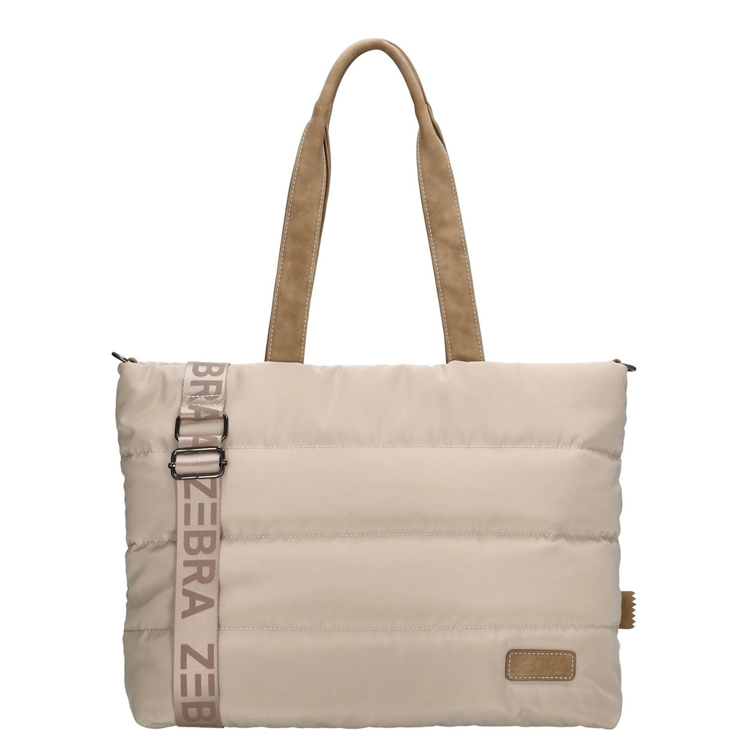 Zebra Trends schoudertas grijs en taupe