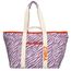 Zebra Trends Elise Beachbag lila zebra