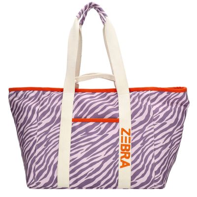 Zebra Trends Elise Beachbag lila zebra