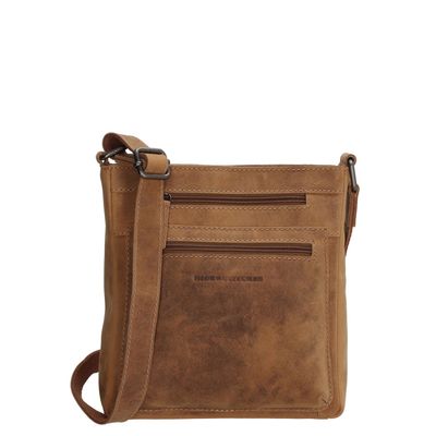 Hide & Stitches Idaho Dusk Schoudertas bruin