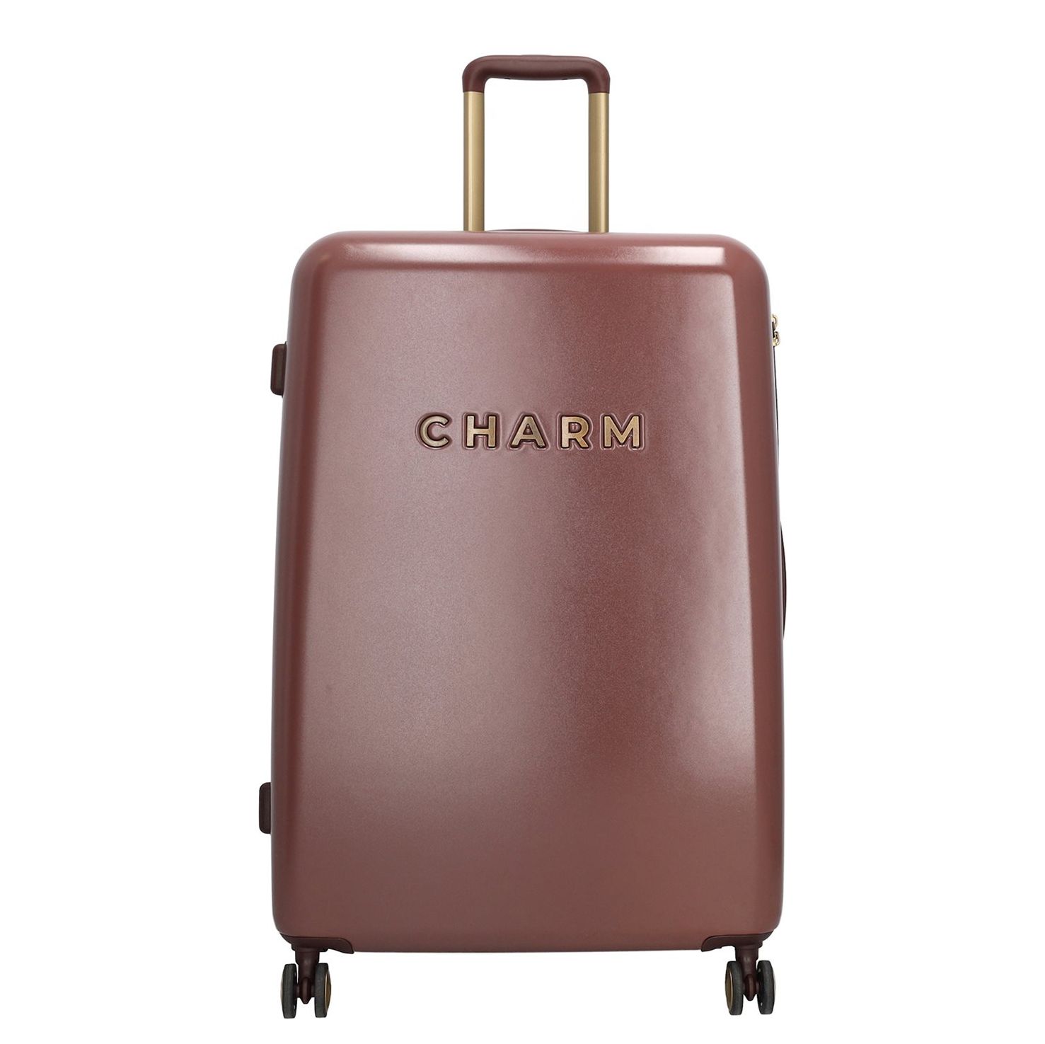 Charm London Nice Travel Grote Koffer - 75 cm - 95 Liter - TSA Slot - Bordeaux Rood