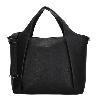 Charm London Mulberry Street Laptopbag zwart