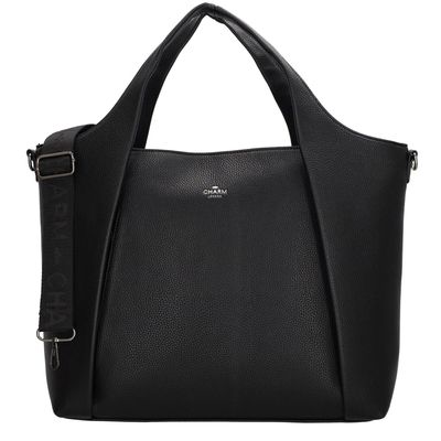 Charm London Mulberry Street Laptopbag zwart