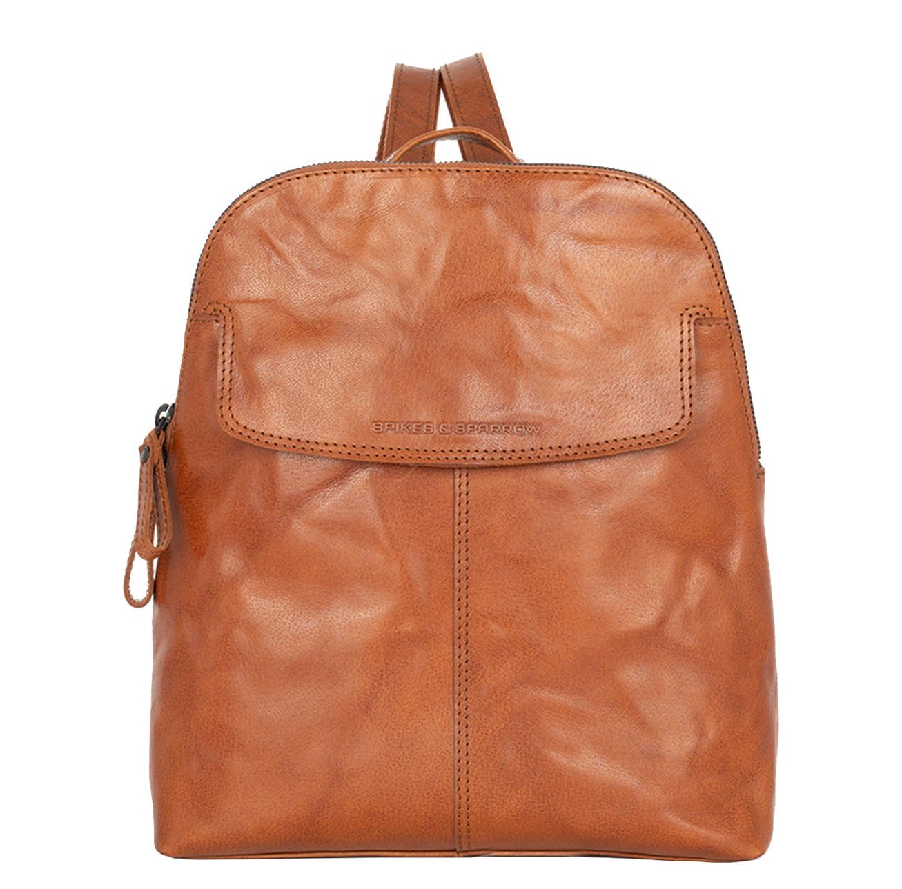 Spikes & Sparrow rugzak oranje en bruin