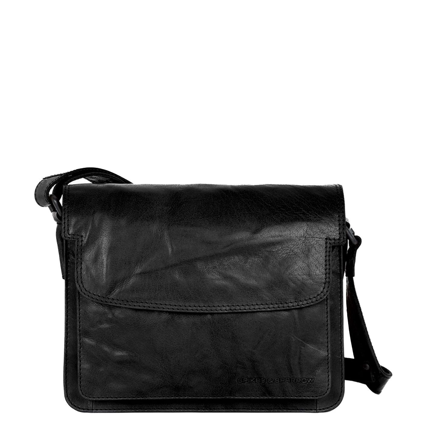 Spikes & Sparrow crossbodytas zwart