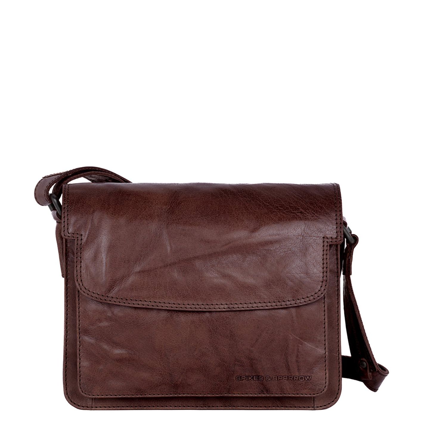 Spikes & Sparrow crossbodytas bruin