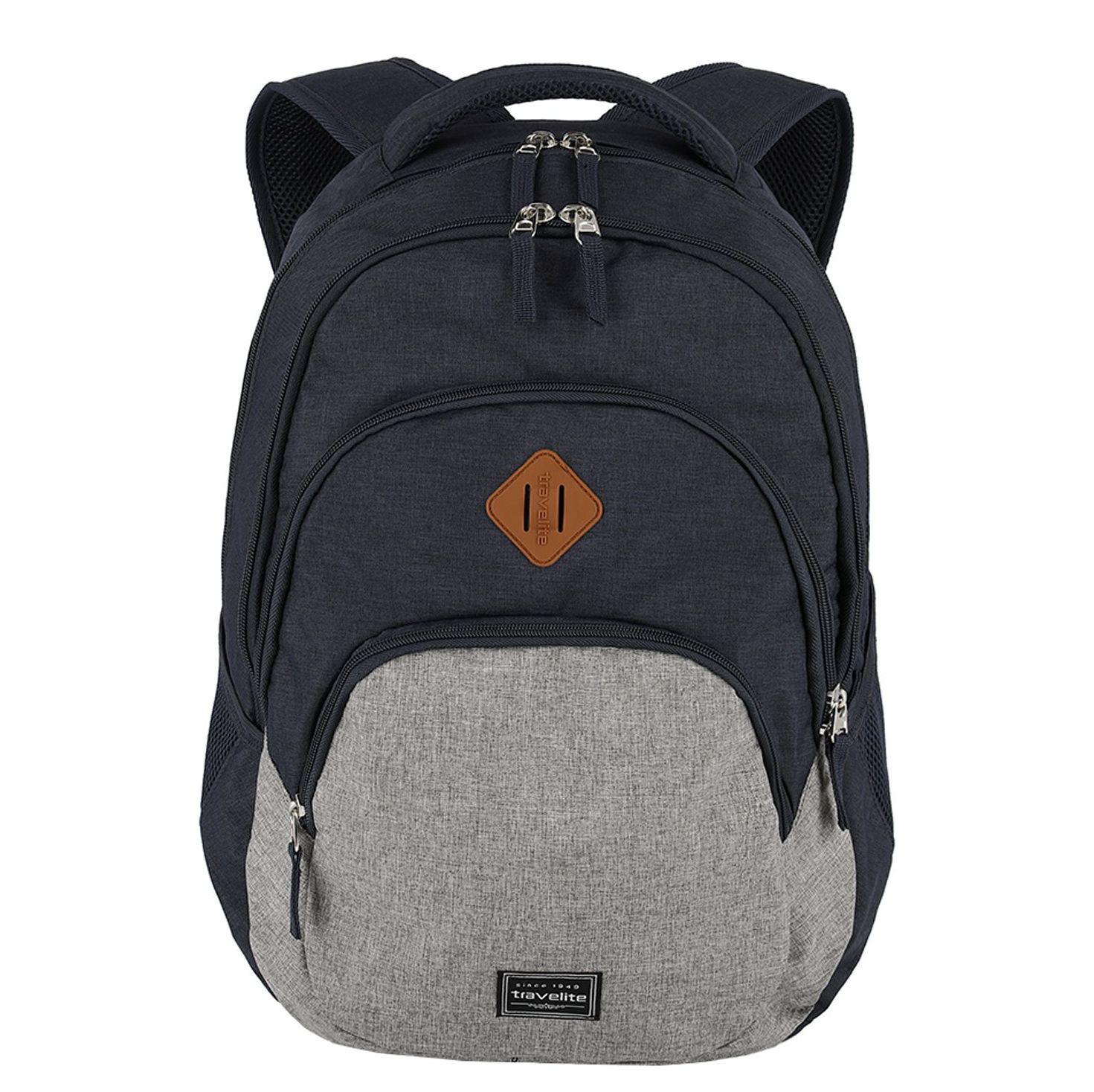 Travelite Basics Backpack Melange navy/grey