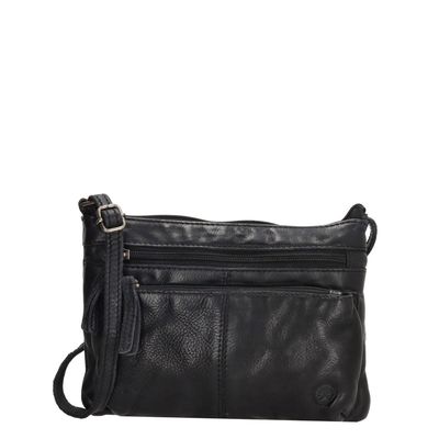 Hide & Stitches Paint Rock Shoulderbag black