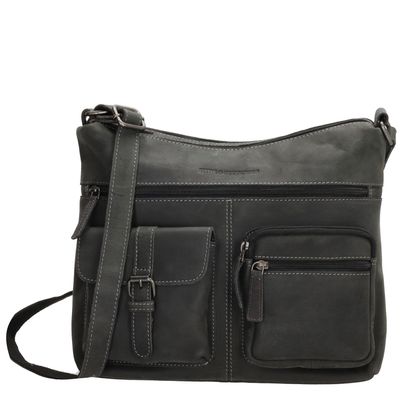 Hide & Stitches Idaho Shoulderbag black