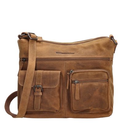 Hide & Stitches Idaho Shoulderbag brown
