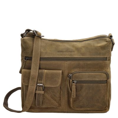 Hide & Stitches Idaho Shoulderbag olivegreen