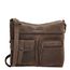Hide & Stitches Idaho Shoulderbag darkbrown