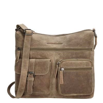 Hide & Stitches Idaho Shoulderbag darksand