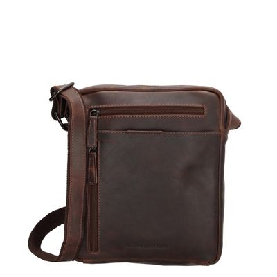 Hide & Stitches Japura Shoulderbag darkbrown