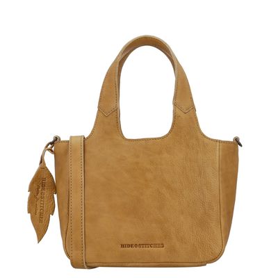 Hide & Stitches Earth Handbag sand