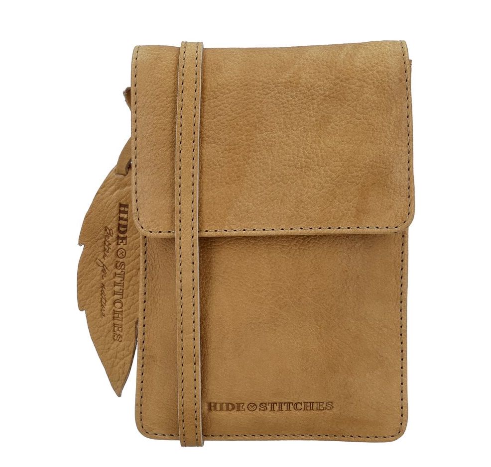 Hide Stitches Telefoontasjes beige en bruin