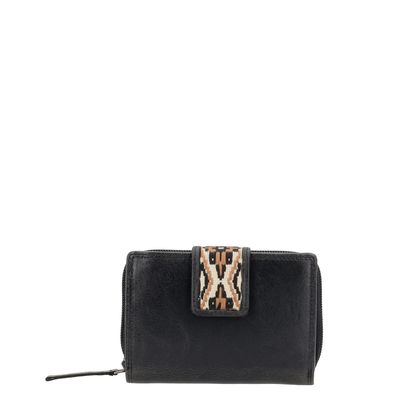 Hide & Stitches Next Navajo Wallet black