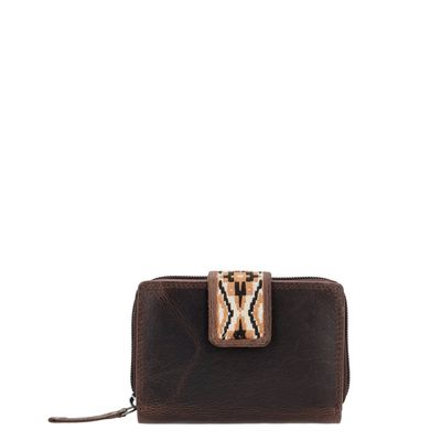 Hide & Stitches Next Navajo Wallet darkbrown
