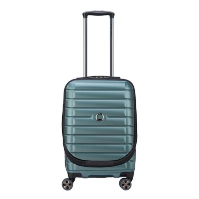 Delsey Shadow 5.0 Cabin Trolley Front Pocket 55 Expandable green