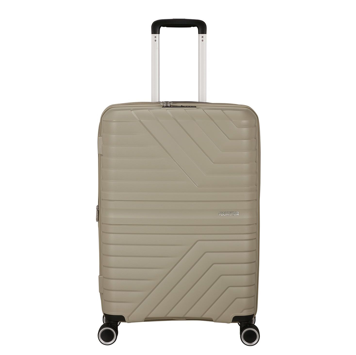 American Tourister Flytwist Spinner 67/24 TSA Expandable sandstone hardcase koffer lichtgewicht koffer