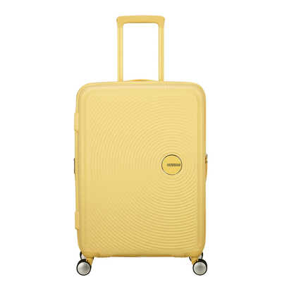 American Tourister Soundbox Spinner 67/24 TSA Expandable pastel yellow