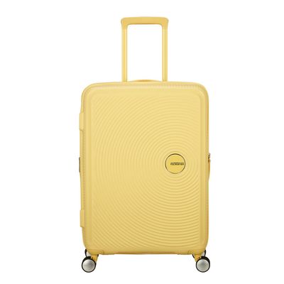 American Tourister Soundbox Spinner 67/24 TSA Expandable pastel yellow