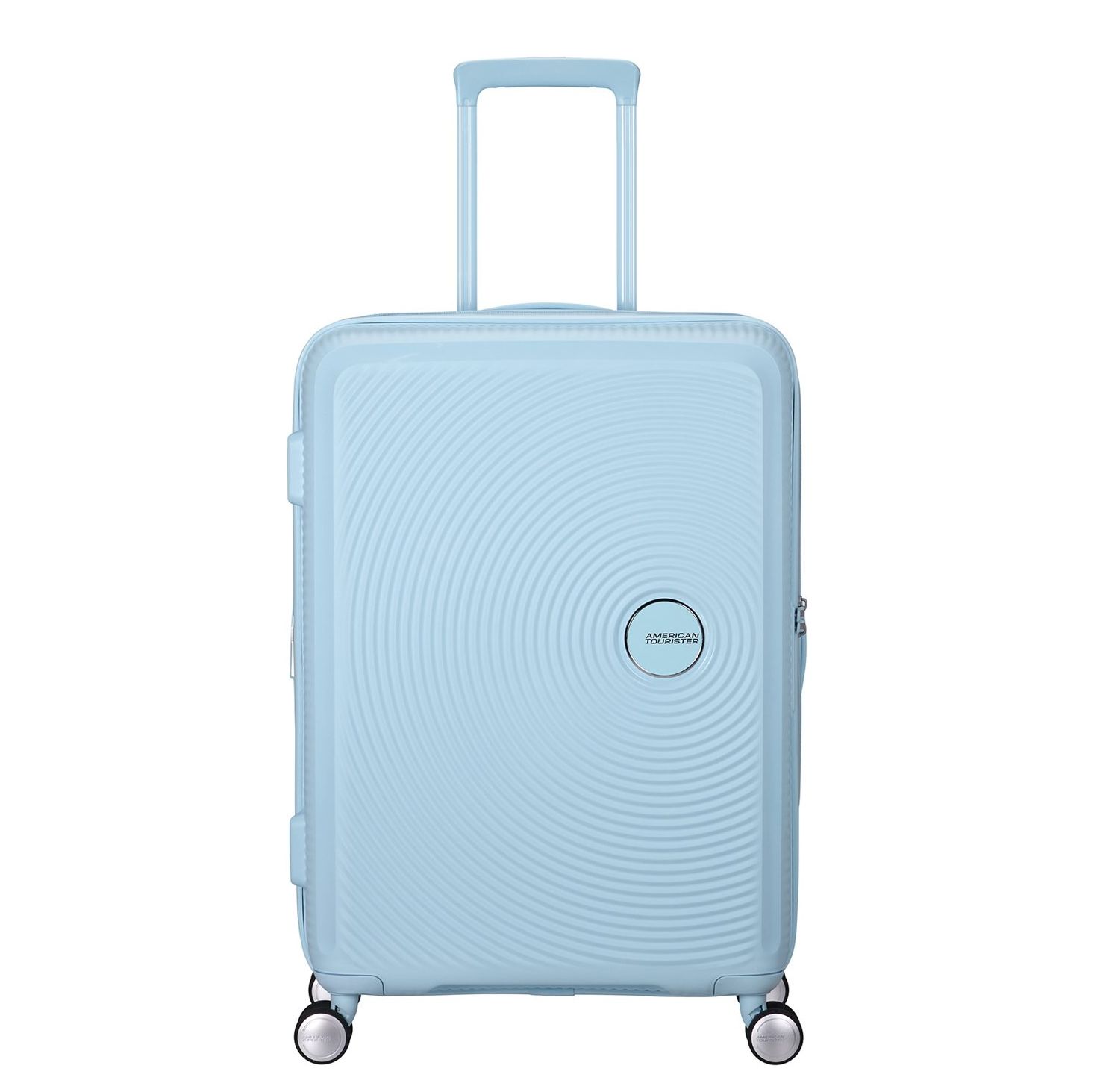 American Tourister Soundbox Spinners blauw