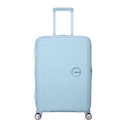 American Tourister Soundbox Spinner 67/24 TSA Expandable pastel blue