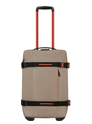 American Tourister Urban Track Wheeled Duffle S Coated beige/orange