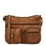 Hide & Stitches Paint Rock Shoulderbag cognac