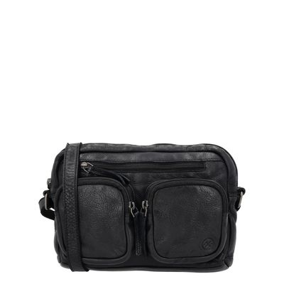 Hide & Stitches Paint Rock Shoulderbag black