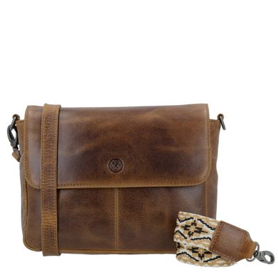 Hide & Stitches Next Navajo Shoulderbag brown