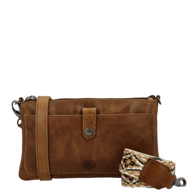 Hide & Stitches Next Navajo Shoulderbag brown